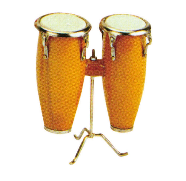 Miniature Double Conga Musical Instrument Replica Gift